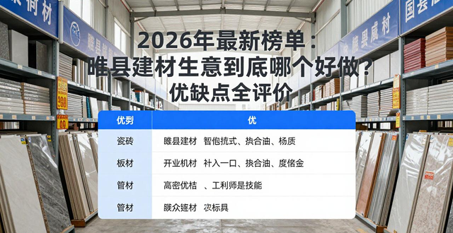 睢县适合做建材生意吗_建材生意做哪个项目好生_做建材生意好吗