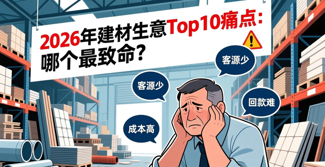 建材生意太难做了_建材生意越来越难做_建材生意好难做吗