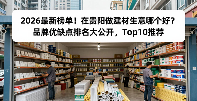 贵阳做建材生意怎么样_在贵阳做建材生意好做吗_贵阳的建材批发在哪里