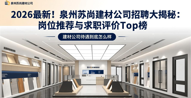 泉州苏尚建材公司招聘吗_泉州市有哪些建材市场_泉州建筑公司招聘